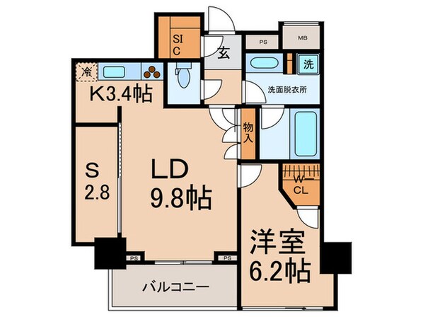 ＭＦＰＲ目黒タワーの物件間取画像